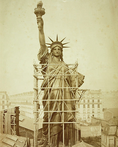 Chantier statue liberté